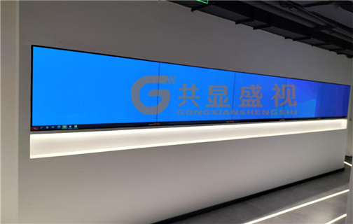 OLED柔性拼接屏案例-西安某公司展廳
